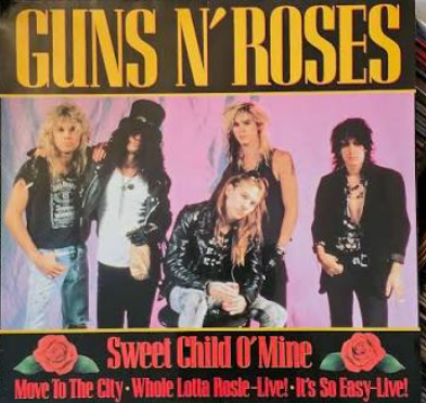 -MB- Sweet Child O' Mine - G N' R - SINGLE - Usado/Used - Media VG+ - USA 1989